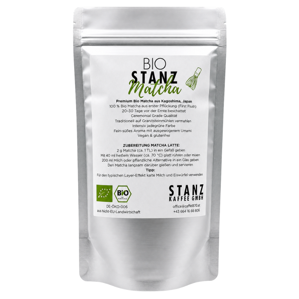 STANZ Bio Ceremonial Matcha – 200-g-Beutel