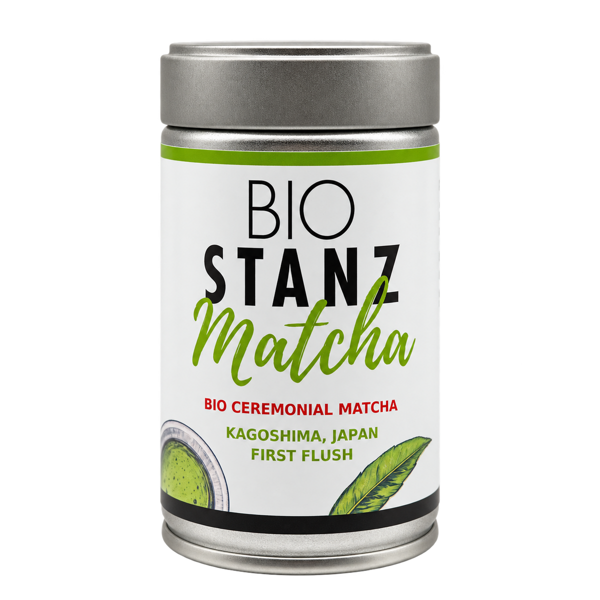 STANZ Bio Ceremonial Matcha First Flush aus Kagoshima, 80-g-Dose